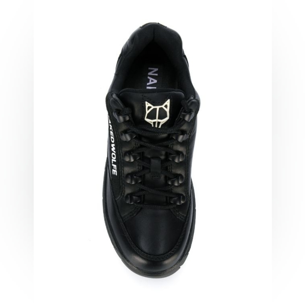 Naked Wolfe Black Platform Sneakers 37 - Picture 4 of 12